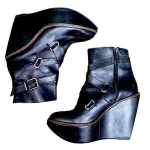 Robert Clergerie OKI Platform Buckle Boot